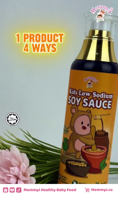 MommyJ Traditionally Fermented Organic Soy Sauce (Organic Soy Beans) 220ml / Mommy J Premium Red Palm Oil 250ml |BROTHER BEAR® BABY