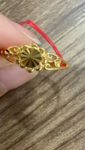 Poh Heng Jewellery 24K Sunbeam Ring in Yellow Gold[Price By Weight]