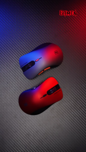 GAMEN GM200W Mouse Gaming Wireless 2.4GHz 3200 DPI Silent Click – Garansi Resmi