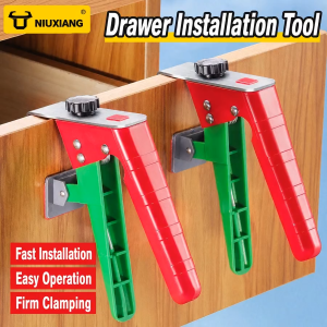 Cabinet Drawer Front Installation Clamp Woodworking Positioning Tool Quick Fixing Clip