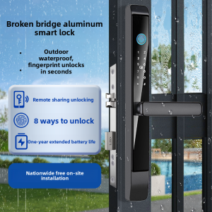 eLinkSmart | Smart Fingerprint & Password Entry Door Lock for Courtyard Villa
