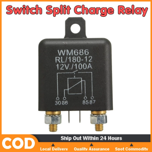 12V 100Amp 4-Pin Heavy Duty ON/OFF Switch Split Charge Relay For Auto Boat Van Black - intl Durable