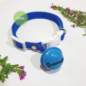 Kalung Kucing Motif Polos Premium Lonceng Ufo 22mm