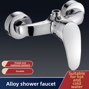 Cold and Hot Water Mixing Shower Faucet Two Handle
