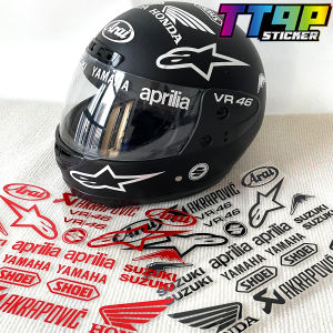 หมวกกันน็อคสปอนเซอร์สติกเกอร์ตกแต่ง SHOEI Arai สติกเกอร์แบบดึงปรับเปลี่ยนเลนส์