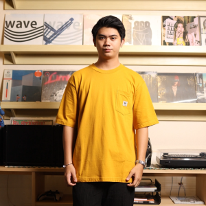 HEADS - Heads+ Pocket Tee Shirt Mustard Yellow | Kaos Saku Polos Lengan Pendek Boxy Fit