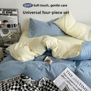 Infant-Safe Bare Sleep Pure Water Washed Cotton Bedding Set