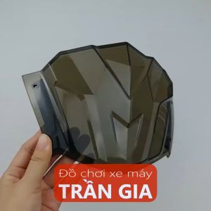 Mão Ốp đầu xe Sirius FI năm 2022-2023-2024 trong suốt màu khói - chắn gió Sirus phun xăng điện tử đời mới nhất