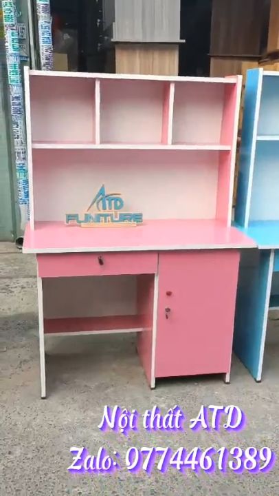 BÀN HỌC SINH GỖ KÈM KỆ SÁCH CHO HỌC SINH TIỂU HỌC GIÁ TẬN XƯỞNG HCM- BH 1 NĂM
