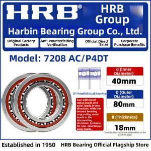 Pairing Angular Contact Ball Bearing