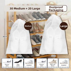 bicoy | Transparent Dust-proof Shoe Bag for Shoes