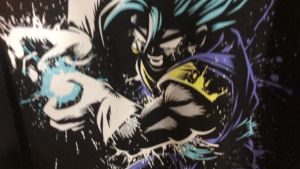 Kaos Super Saiyan Blue KAMEHAMEHA Tshirt Bahan Katun