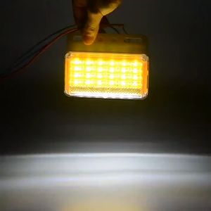 COD 1pcs 24V LED Truck Bus Boat Rv Side Marker Light Indicator Lamp truck side light