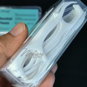 Tusuk Gigi /Benang Gigi Dental Floss Taff Omicron Isi 50 Pembersih Celah Sela Gigi