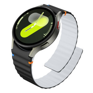 Magnetic Silicone Band for Samsung Galaxy Watch 7/FE/6/5/4/Classic/5Pro No Gaps Bracelet Correa Watch 7 40 44mm Strap Accessorie