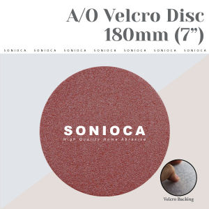 Stock Available 7" Aluminum Oxide Velcro Sanding Discs/7 Inch Aluminum Oxide Velcro Disc (180mm) Without Hole