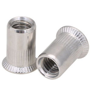 BAIRUITE | Stainless Steel Flat Head Large Flange Pull Rivet Nut