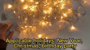 100 LED 10M String Christmas Lights Indoor Outdoor Party Light Decor Lighting