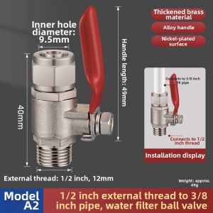PAMPAS | Water Filter Valve Switch Angle Valve