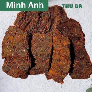 Bò thu ba - túi 250gr hộp 500gr - khô bò loại 1 chắc thịt ngọt ướp đậm đà
