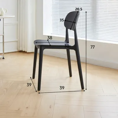 NAIJIA | Ghế Ăn Bền Đảm Bảo Sự Thoải Mái Có Thể Đặt Chồng Nhau Nhựa