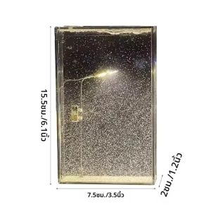 2025 งานฝีมือคริสต์มาส Snowy Night โคมไฟตกแต่งศิลปะและหัตถกรรม Night Street โคมไฟสําหรับสาวฉากหิมะ Night Light โคมไฟตั้งโต๊ะ