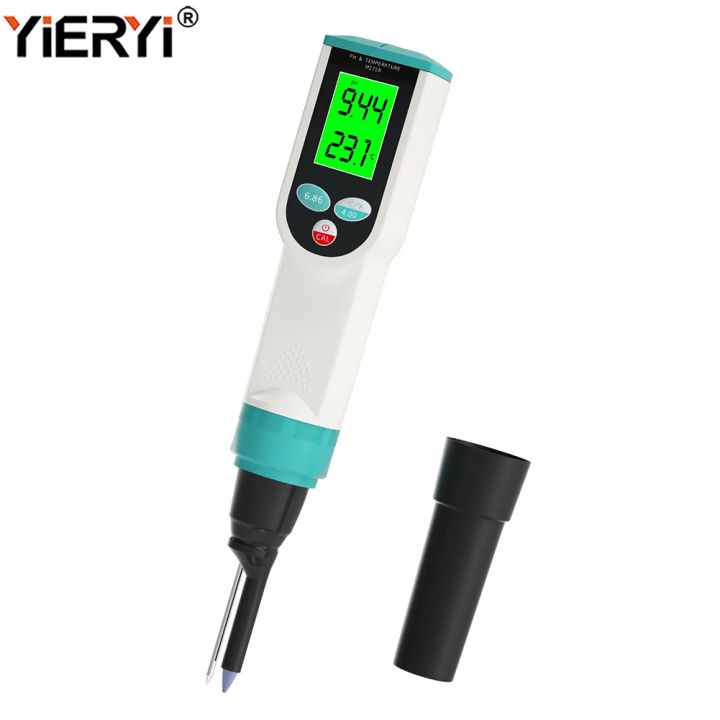 Yieryi pH Meter Food thermo meter PH temp Tester for Food Meat,Bread