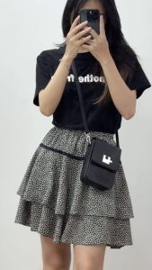 Túi Xách Da PHONEBAG Đeo Chéo Nam Nữ Đựng Điện Thoại Đi Chơi Tiệc Local Brand NICHELUX