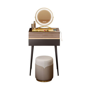 ZUNTONGGE | Mini Narrow Vanity Table with Mirror 50cm