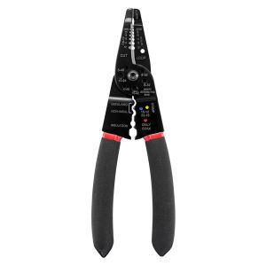 Dụng Cụ Bóc Dây Tự Động Đa Chức Năng Kìm Cắt Và Ép Đầu Dây Bằng Thép Carbon Dùng Cho Dây Điện AWG 22-10