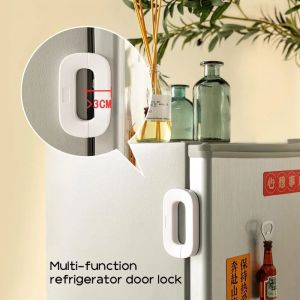 Infant anti-infant cabinet lock child safety refrigerator lock anti-pinch refrigerator and freezer lock