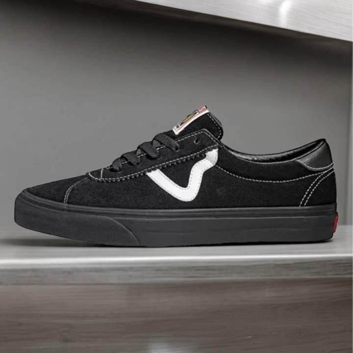 Sepatu Sneakers Pria Vans Epoch Sport Black Black Oriiginal 100