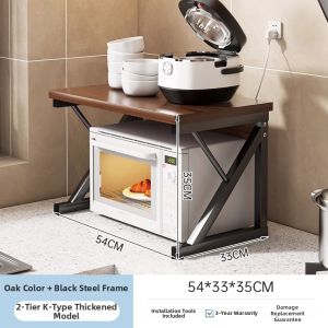ZHUOHE | Multipurpose Kitchen Appliance Storage Shelf