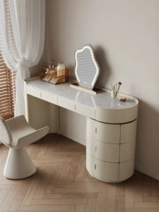 Natural Stone Luxury Vanity Corner Storage Unit