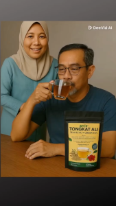 Aris Teh Tongkat Ali Green Tea 30 Uncang Vitamin C