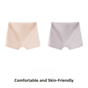 MiiOW | Pure Cotton High Waist Safety Pants Underwear Womens Breathable Antibacterial Shorts Bottoms Two-In-One Comfortable Briefs
