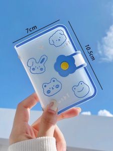 Slim Lightweight Silicone Card Holder for Women Cute Card Case Multi-Slot Student ID Protection Wallet Compact Portable