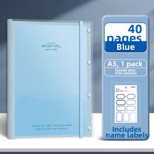 deli | Document Organizer with Transparent Pockets Multi-layer File Folder for Students