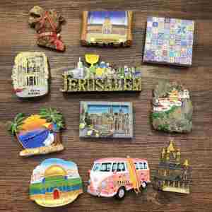 Bali Syrian Arab Dubai Bhutan  Palestine Fridge Magnet Decorations Landscape Pattern Home Decorations from Other Overseas