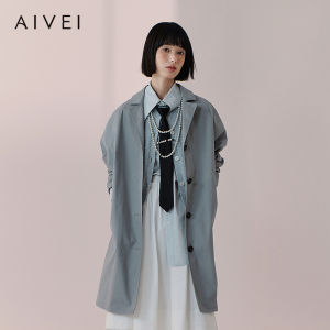 AIVEI | Japanese Retro Style Trench Coat