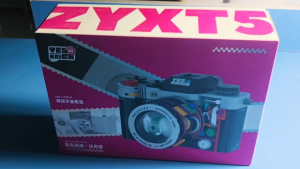 Camera Building Blocks Toys 3D Model with LED Light DIY Assembly Toys for Kids Birthday Gift