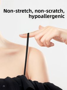 MONCAICHAN | Transparent Seamless Anti-Slip Strap Bra Accessories Exposed Beautiful Back Underwear Straps Comfortable Non-Revealing Nylon