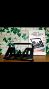 Promo Stand Holder HD46 Dudukan Lipat Meja Penyangga Laptop Notebook Tablet Anti Slip Portable Universal