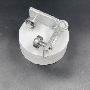 40 Iron Angle Pulley 360 Rotatable Double Bearing Track Hanging Line Pulley Cable Trailer Pulley