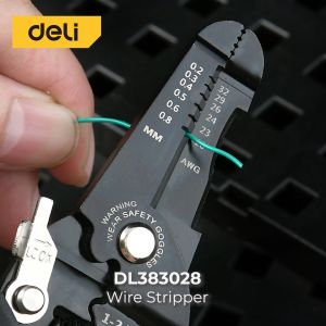 Deli Tools Tang Kupas Potong Kabel Maksimum Diameter 80mm DL383028