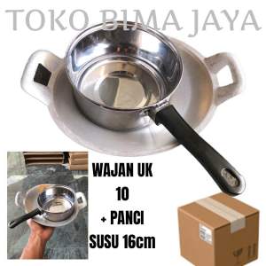 WAJAN UK10 PAKET HEMAT PANCI SUSU 16cm MURAH COD
