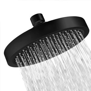 6 Inch High Pressure Rainfall Shower Head Round Overhead Shower Head with Extension Arm For Bathroom Home Use