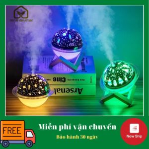 🍁𝑭𝑹𝑬𝑬𝑺𝑯𝑰𝑷 🍁 Máy Xông Tinh Dầu Hình Bầu Trời Đại Dương Khuếch Tán Tinh Dầu Khử Mùi Diệt Khuẩn Có Đèn Trang Trí