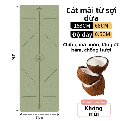 Thảm Yoga Bền Chống Trượt Dày