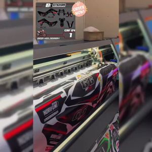 STICKER PREMIUM Setiker Decal CRF 150 L minimalis Fullbody-Dekal CRF 150 L Motor Trail Crf 24